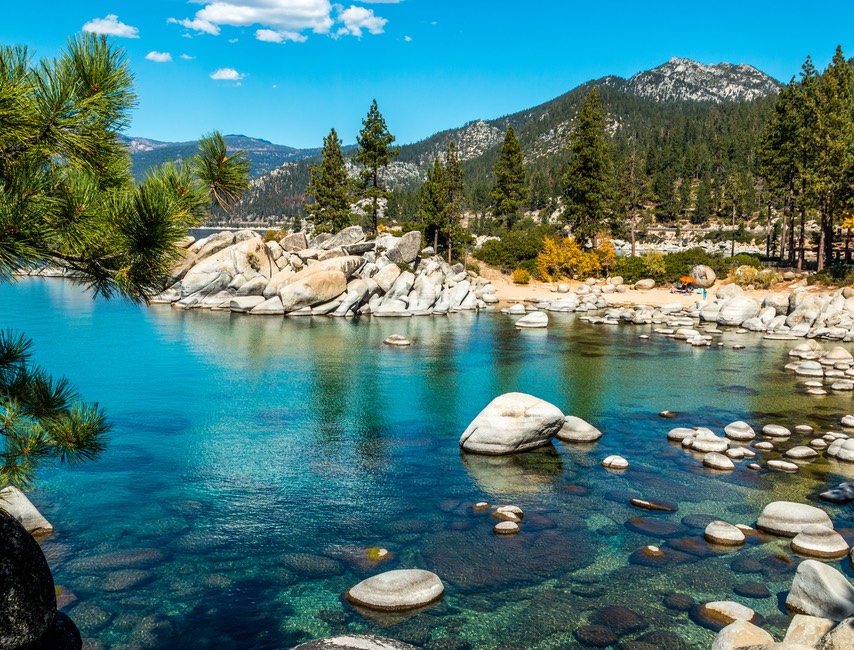 Sand harbor state beach Lake Tahoe
